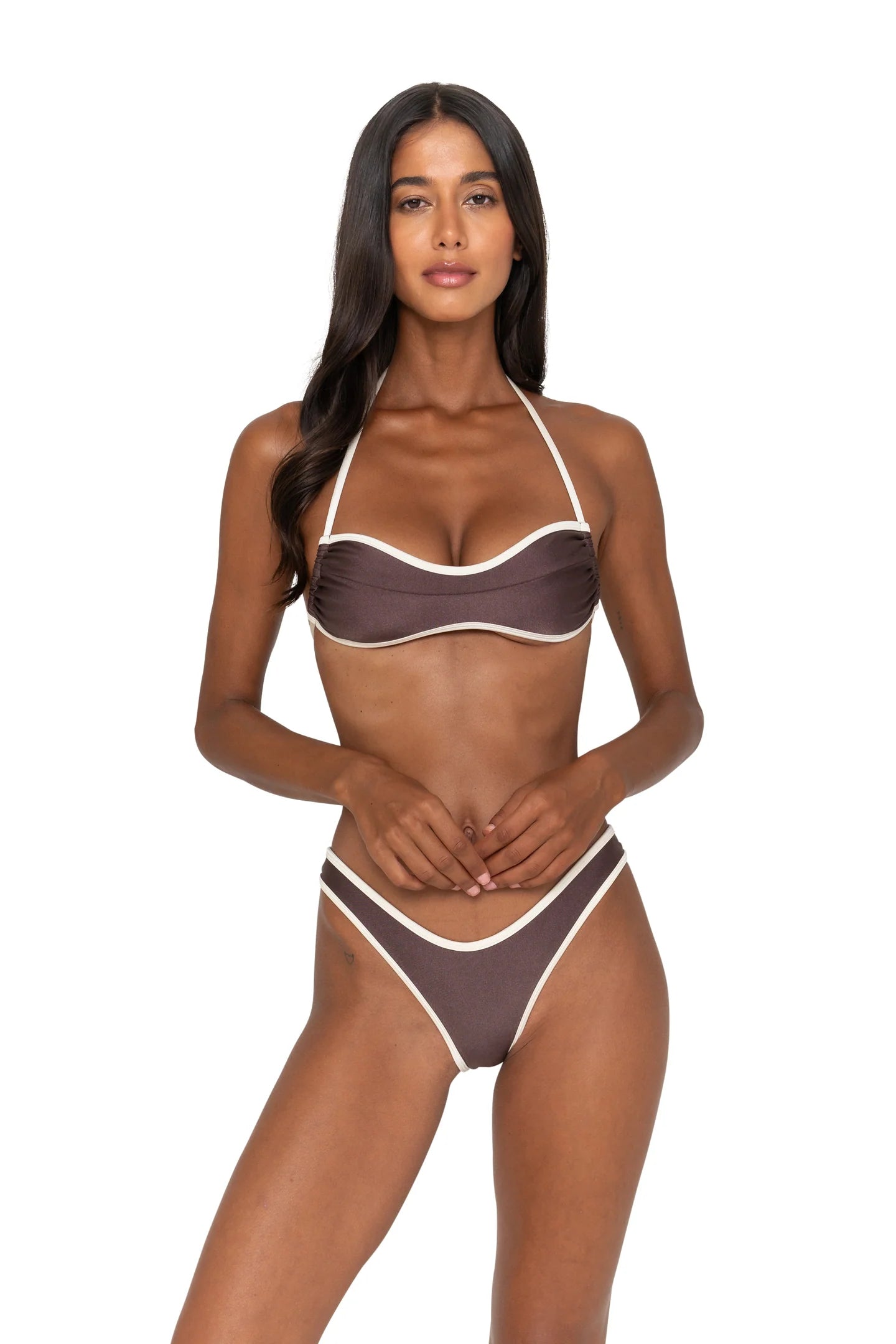 Maya Top & Elsa Bottom - Mocha by Fae