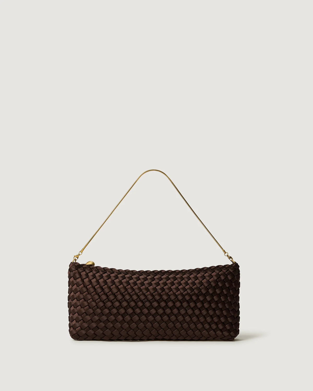 Gala Clutch Satin - Chocolate By Naghedi