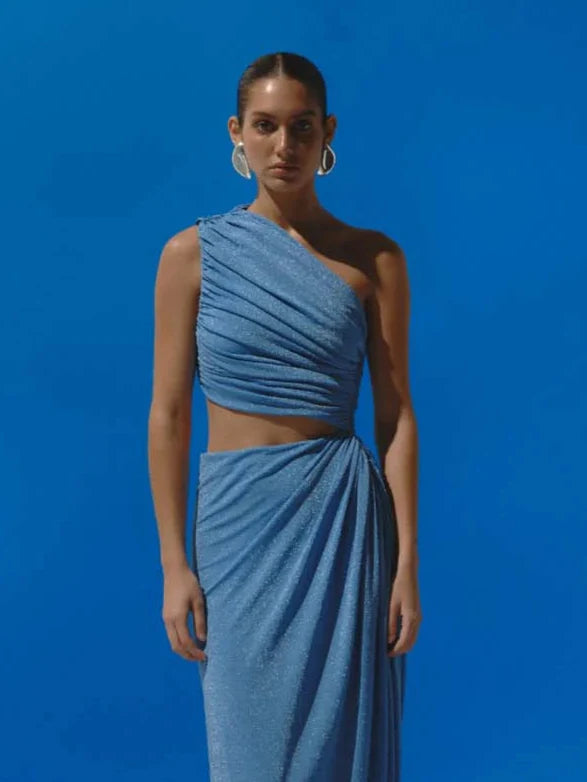 Aurora Maxi Dress - Larimar Blue by Baobab