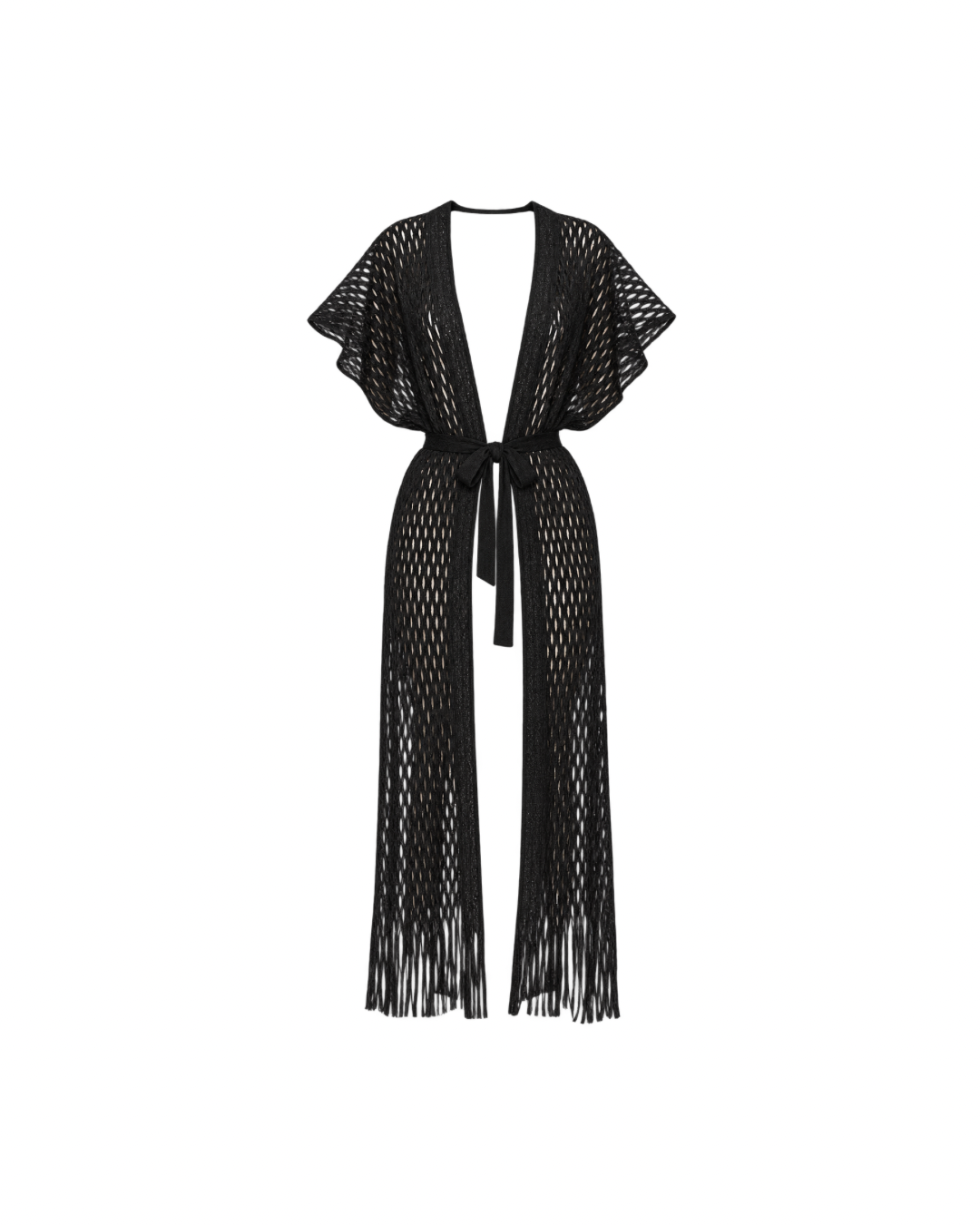 CAUGHT UP - Long Caftan - Black by Lulifama