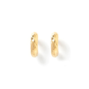 Rizzio Gold Hoops Earrings by Arms of Eve