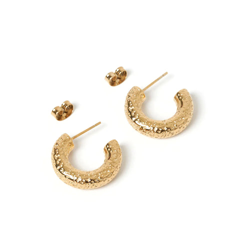Arianna Pearl and Gold Earrings by Arms of Eve