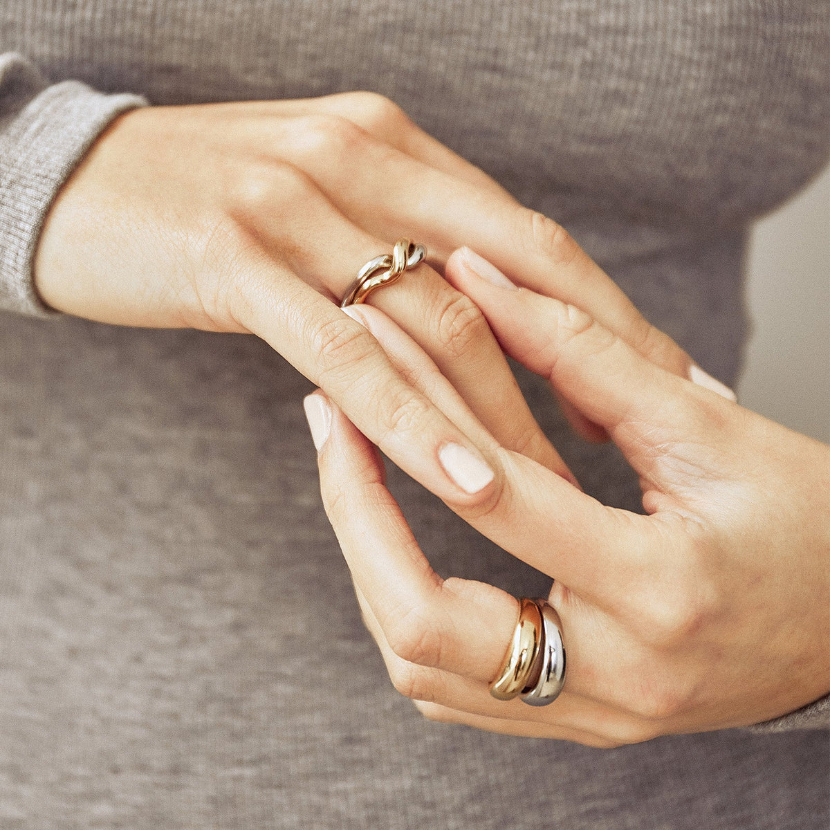 Simi Two Tone Ring by Arms of Eve