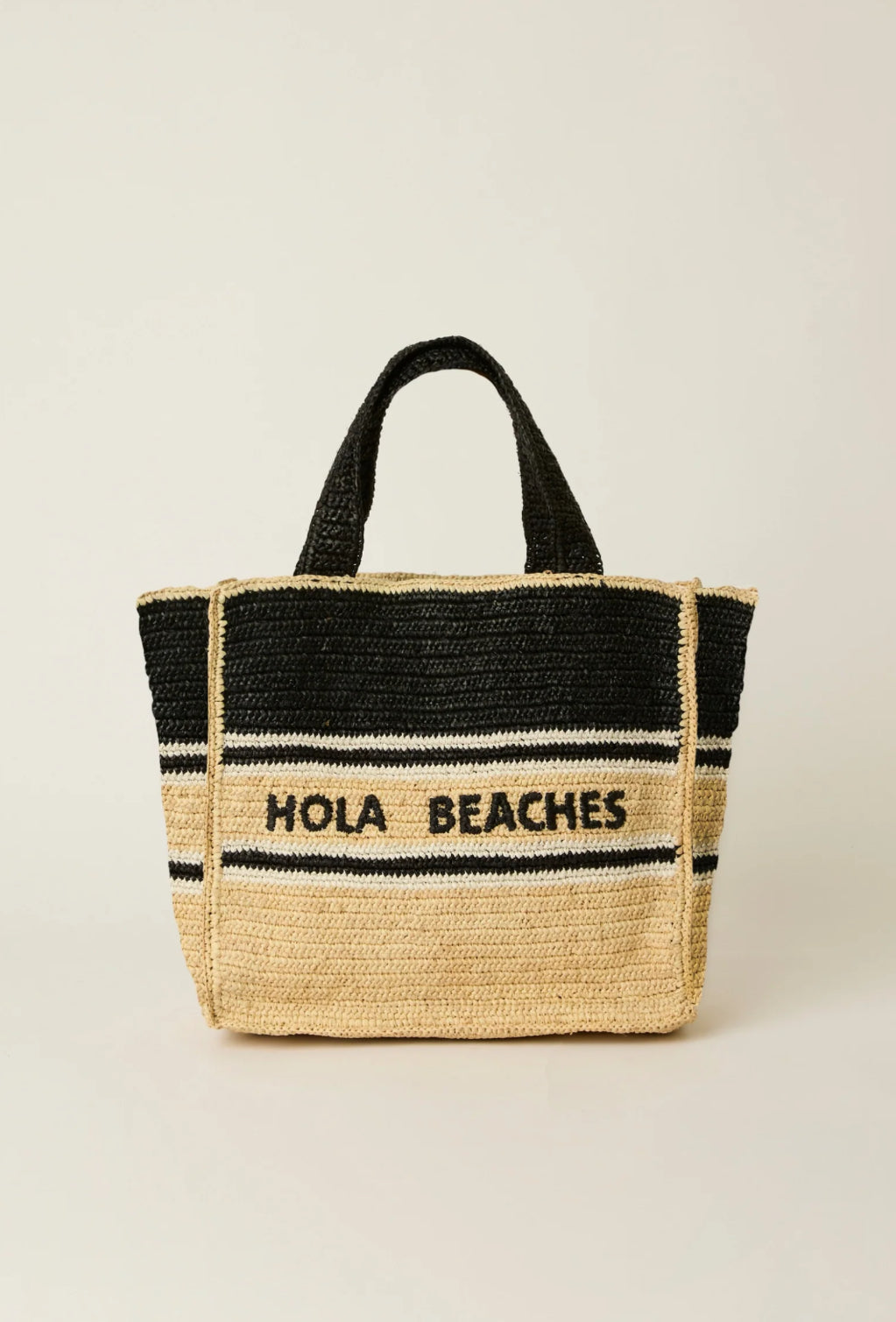 Hola Beaches Boxy Tote - Black by BTB Los Angeles