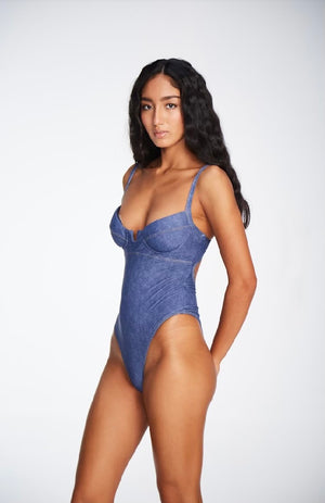 Giuliana Denim One Piece by Capittana