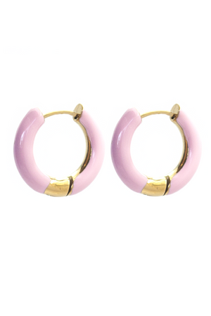 Pink Ella Hoops Earrings~ Salty Babes by Salty Cali