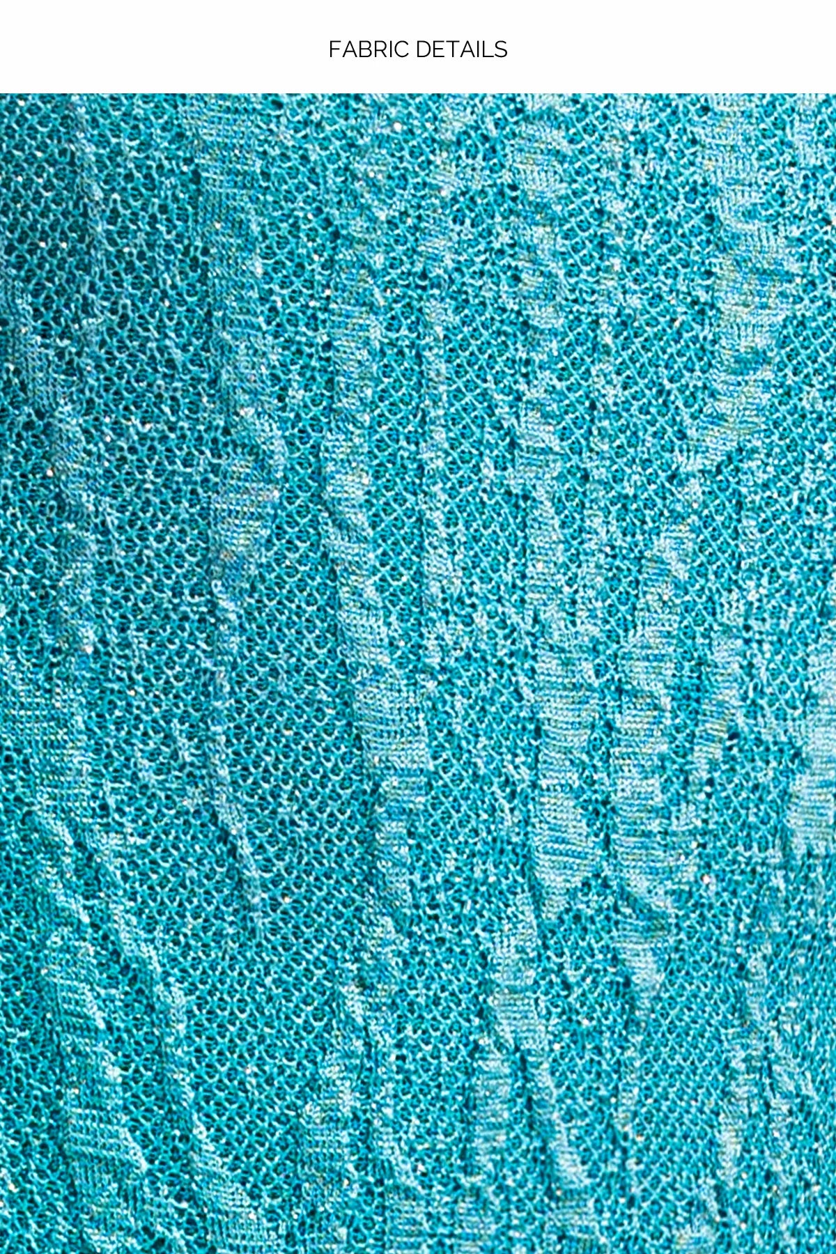 Seamless Triangle Top & Seamless Wavy Ruched Back Brazilian Tie Side Bottom -  Wave Chaser in Aqua by Lulifama