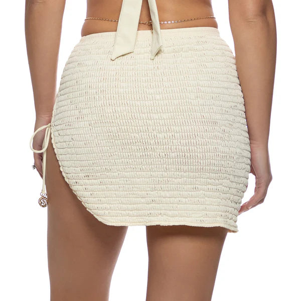 High Side Slit Mini Skirt - by Lulifama