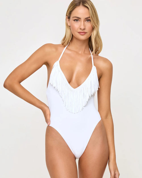 Desert Days One Piece Swimsuit - White by L*Space