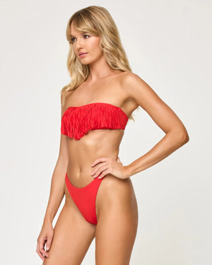 Dixie Bikini Top & Leilani Bikini Bottom - Flame by L*Space