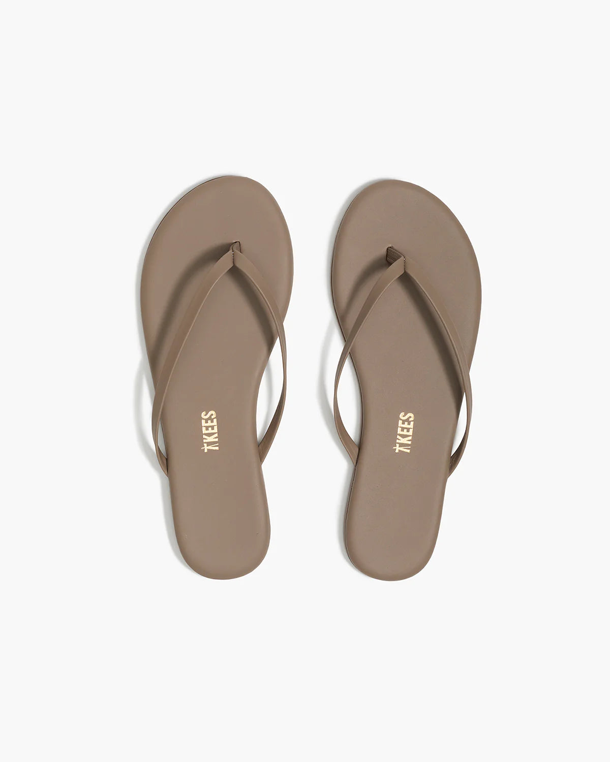 Lily Liners Leather Flip Flops - Biscuit by Tkees