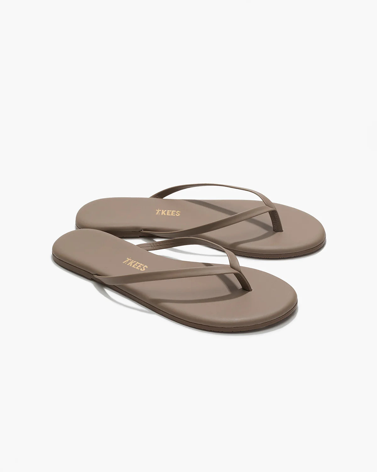 Lily Liners Leather Flip Flops - Biscuit by Tkees