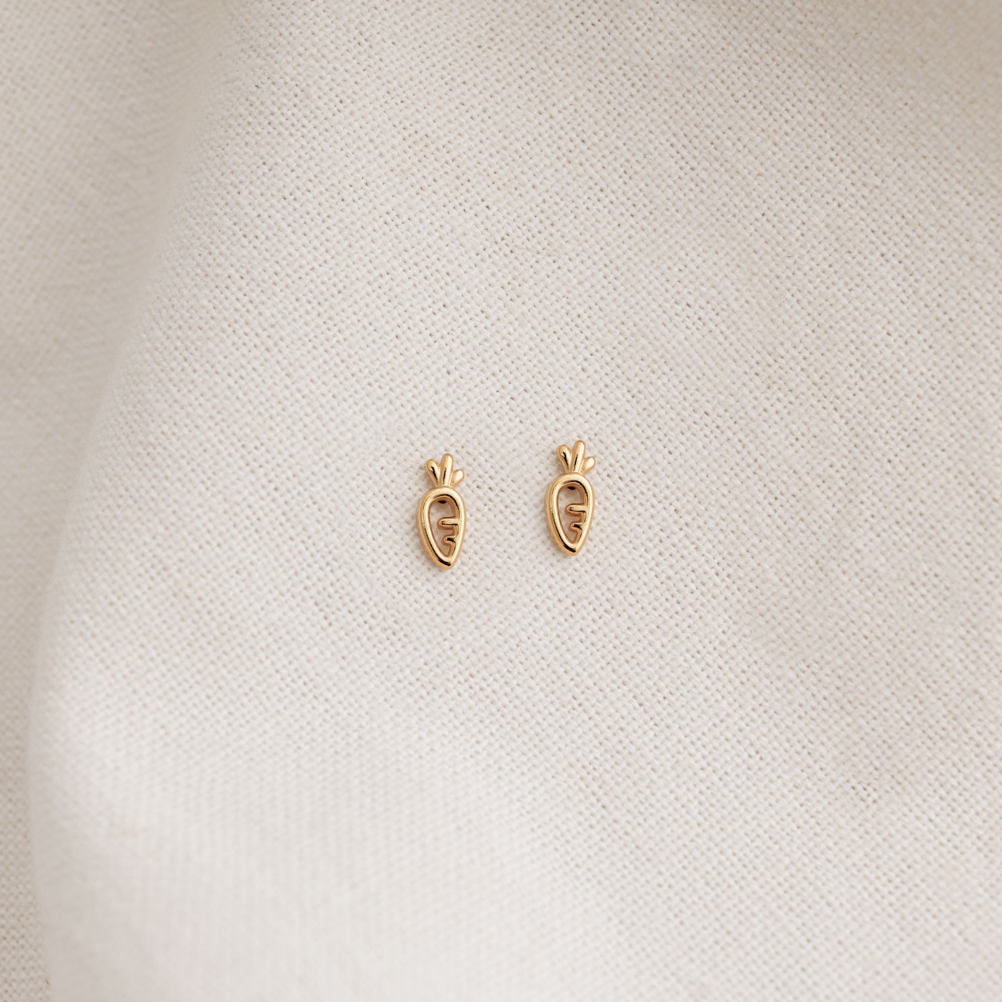 Carrot Stud Earrings
