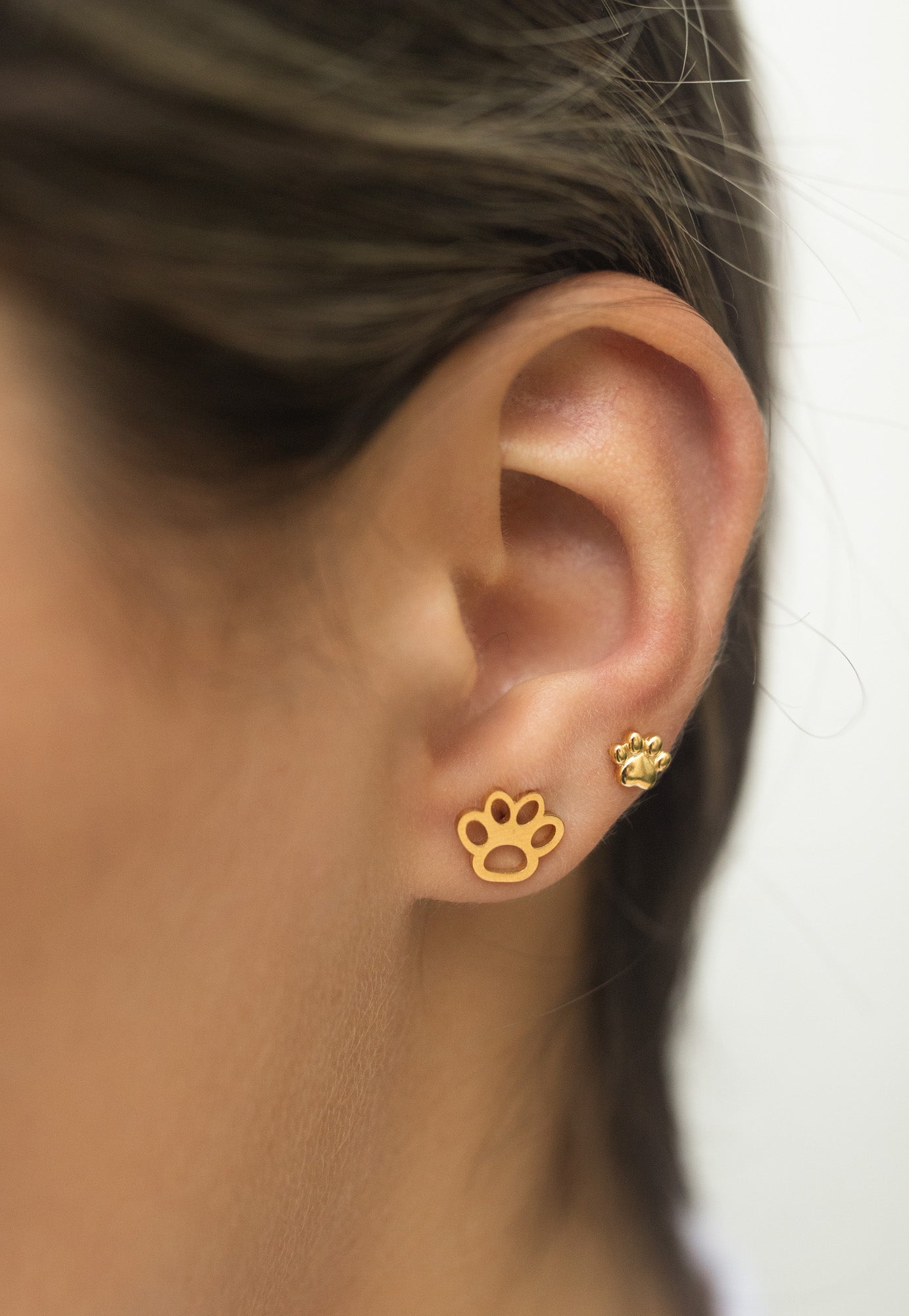 Paw Stud Earrings