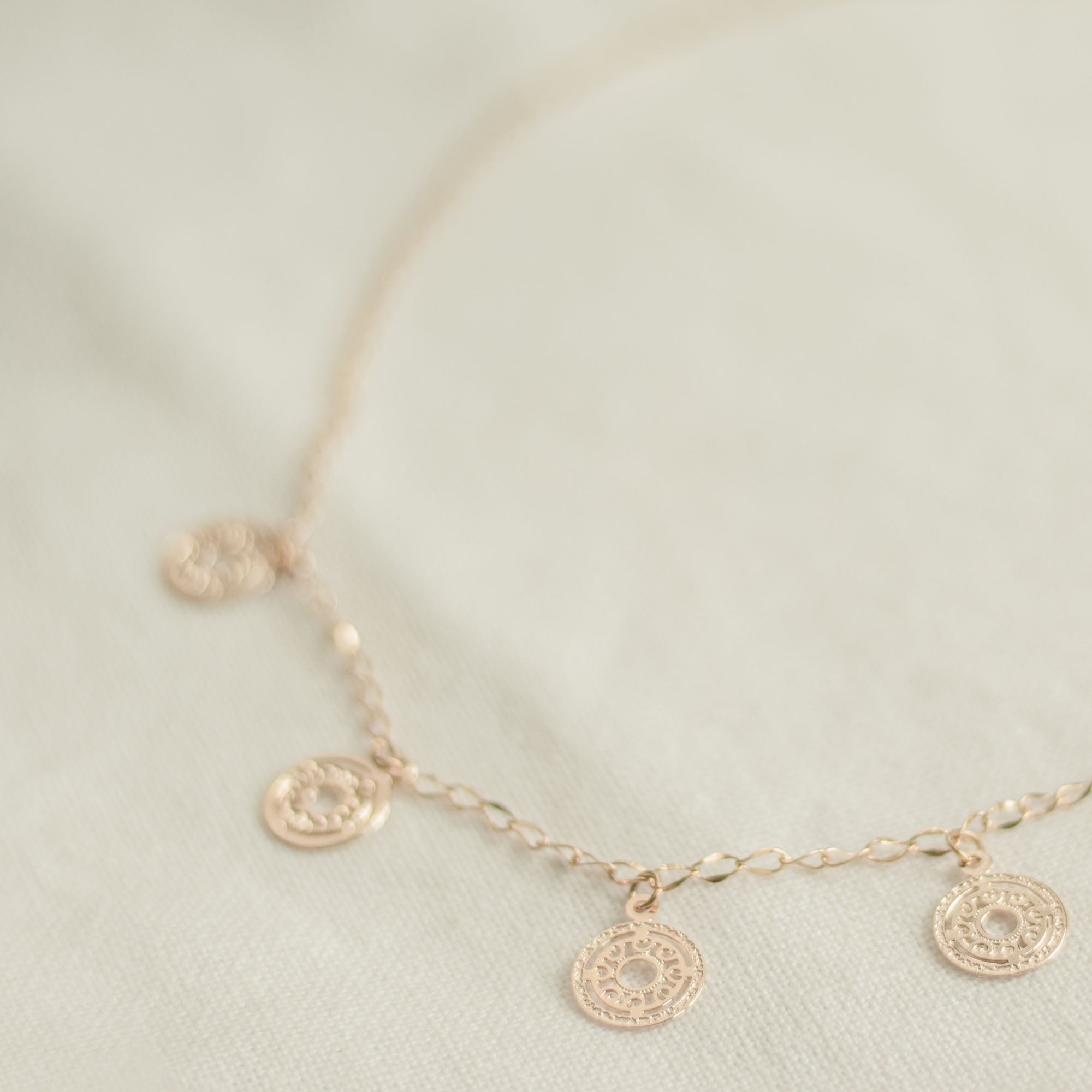 Gap Mandala Charms Necklace