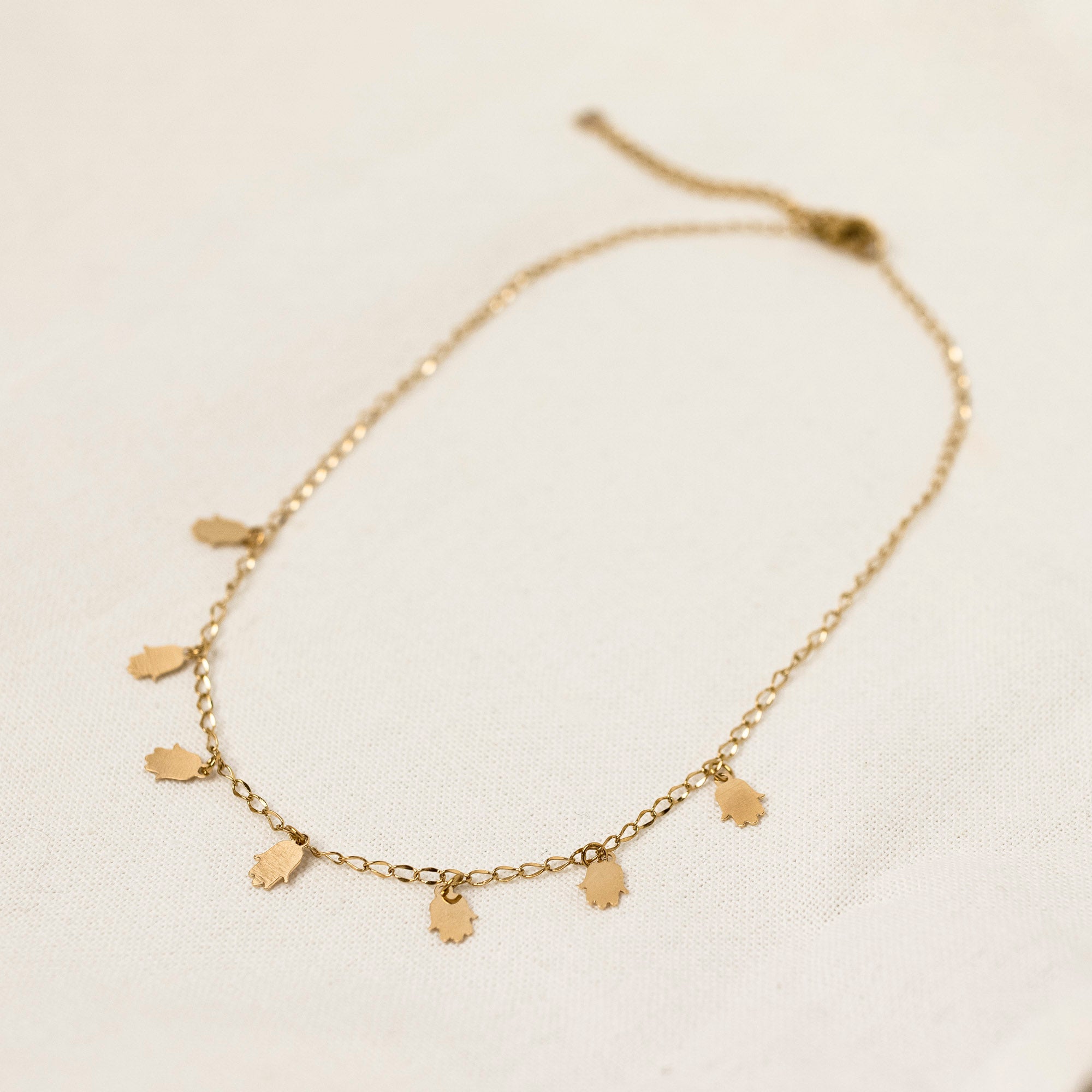 Hamsa Charms Necklace