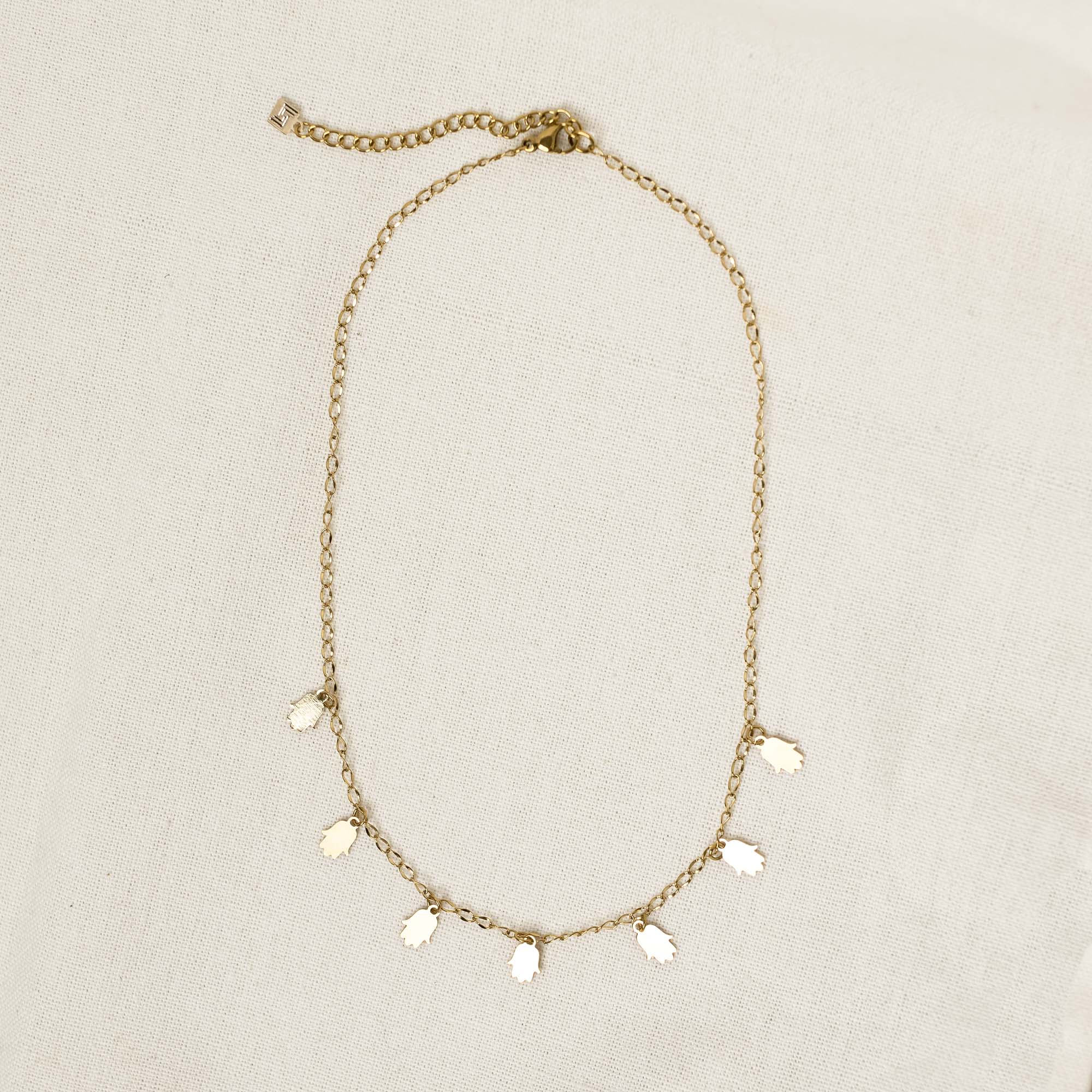 Hamsa Charms Necklace