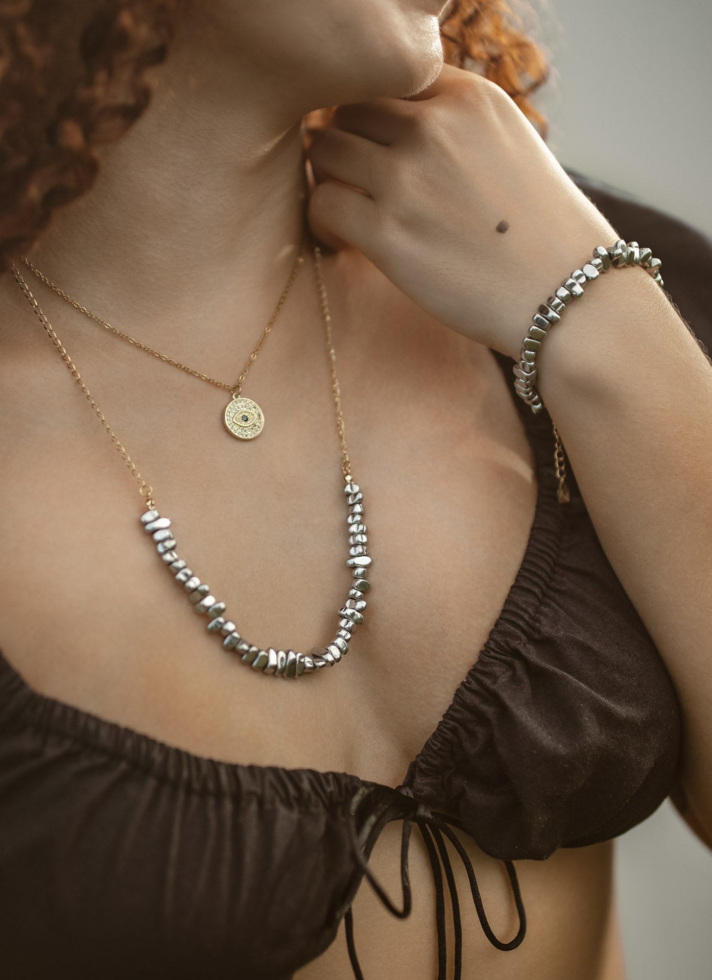 Chips Hematite Bracelet