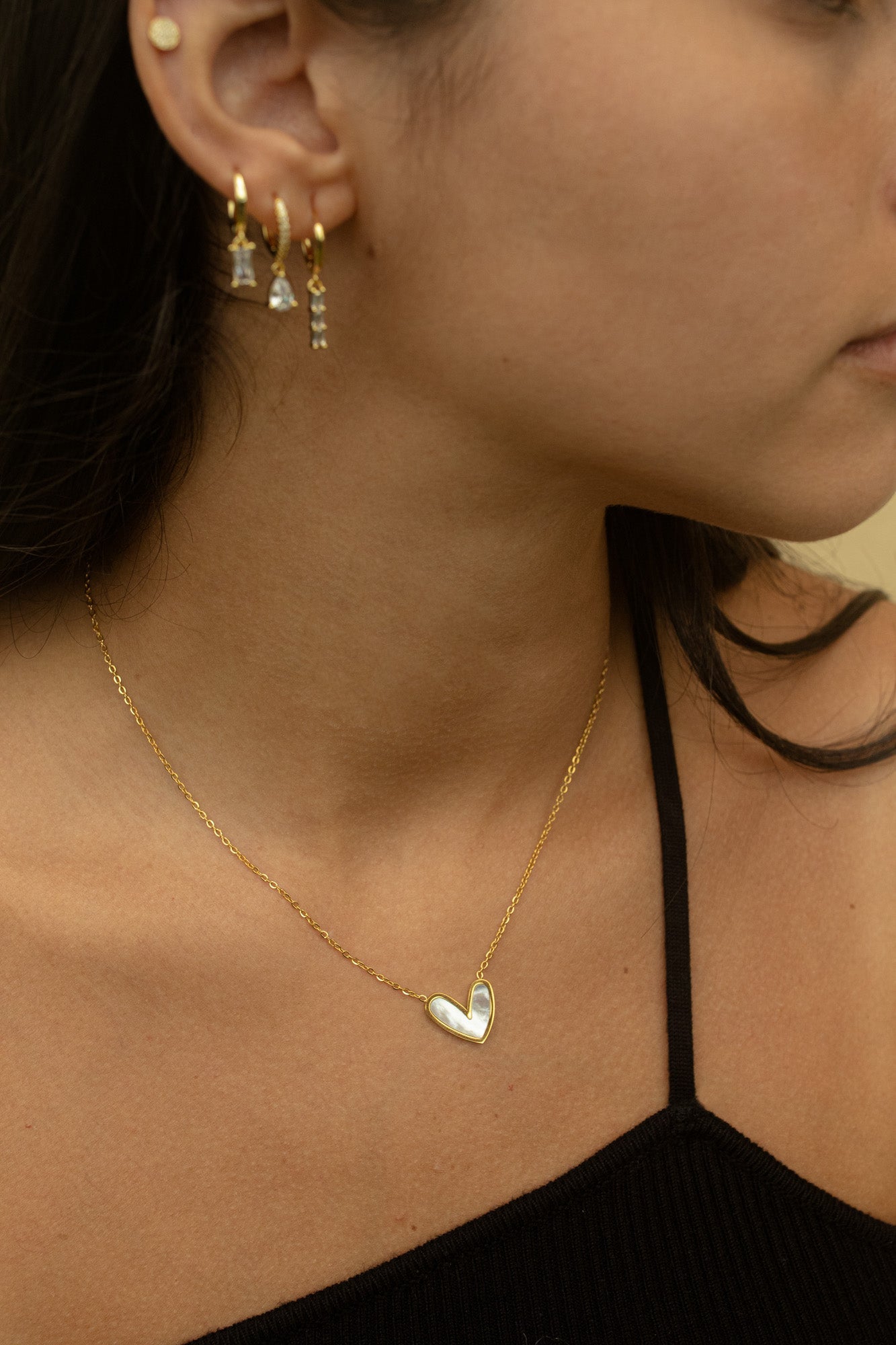 Nacre Heart Necklace