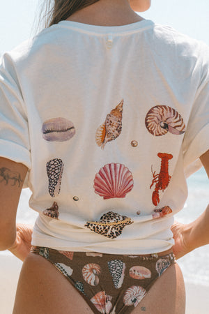 Seashell Oversize T-Shirt by Malai