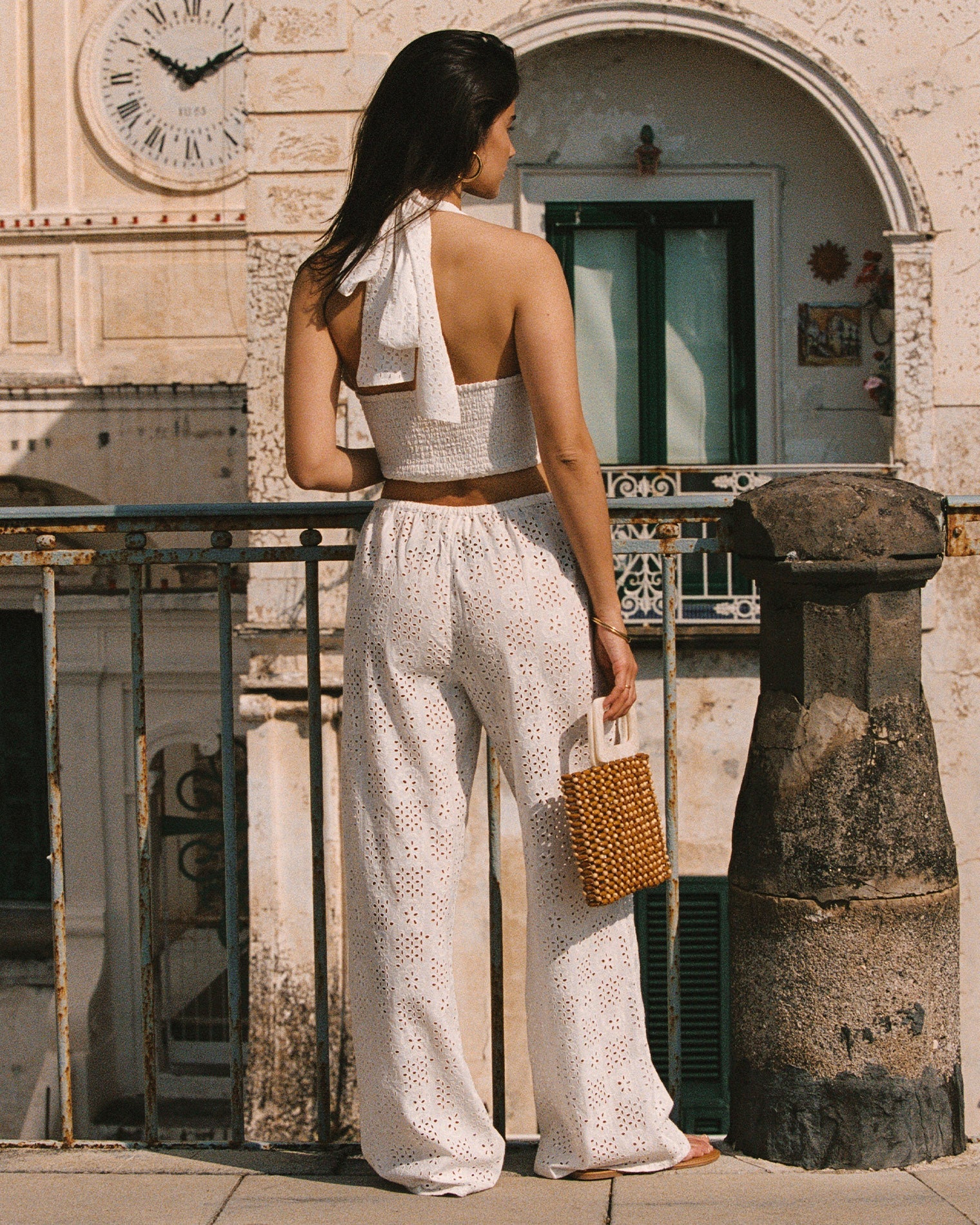 In Bloom Halter Top & Lily Pant Set - Cream by L*Space
