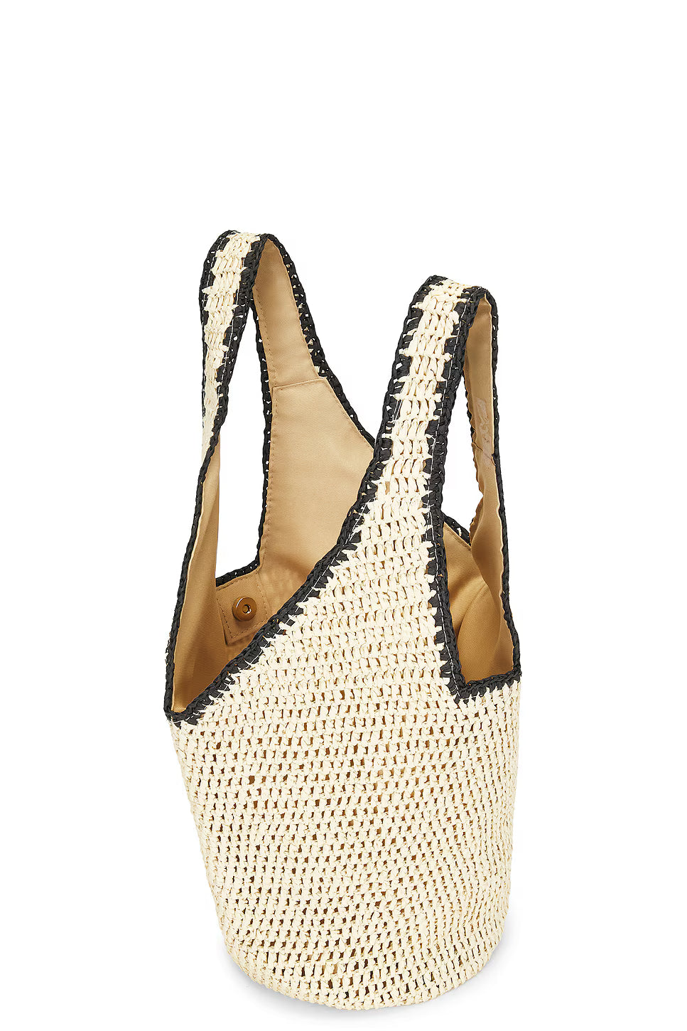 Kayla Tote Bag - Natural/Black by Nikki Beach