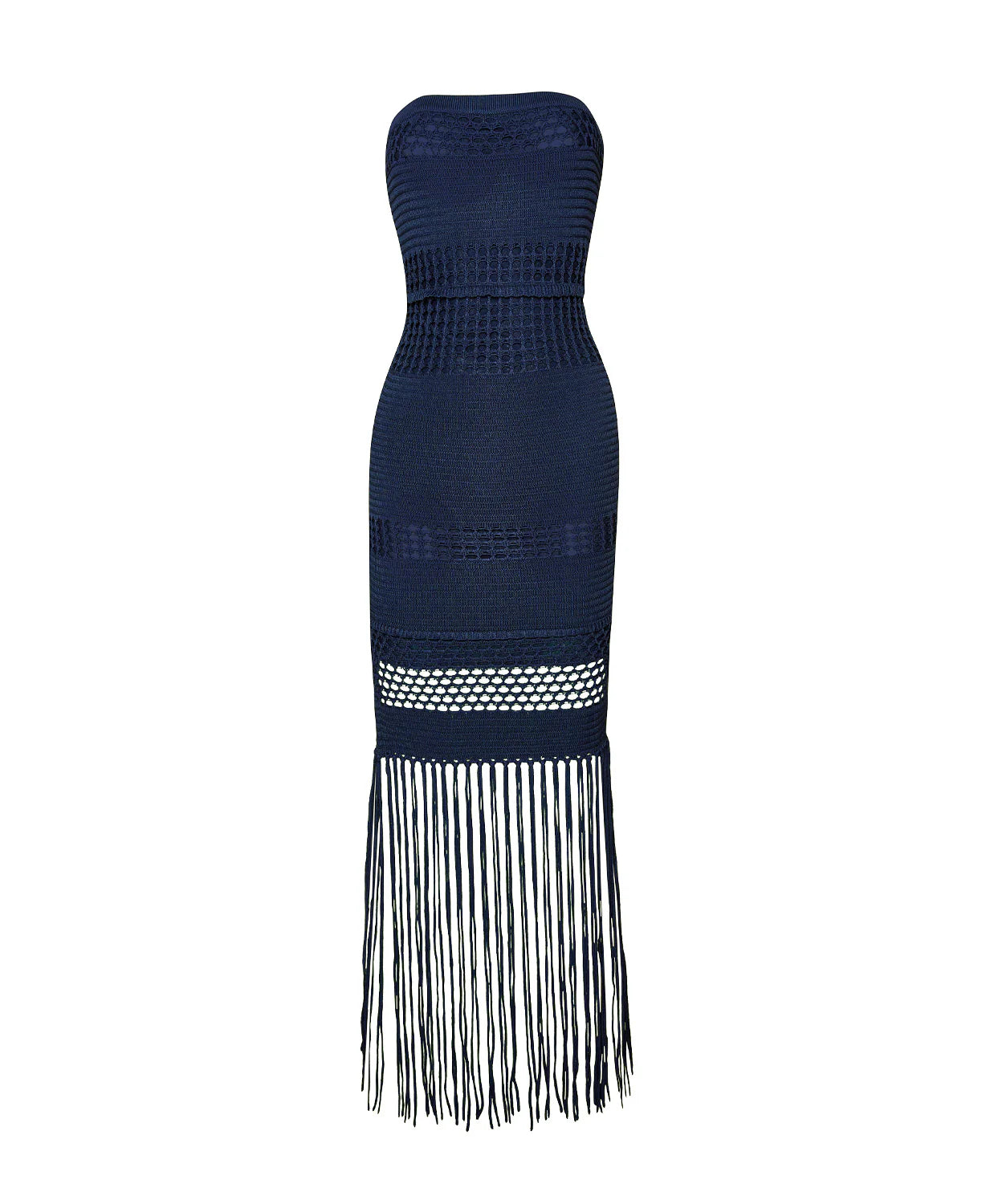 Melissa Fringe Dress - Navy by PQ Swim