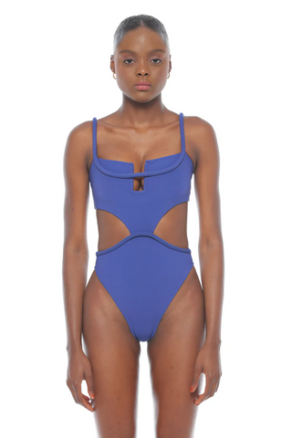 Luxe Stitch V-Neck One Piece Bodysuit - Azafran by Lulifama