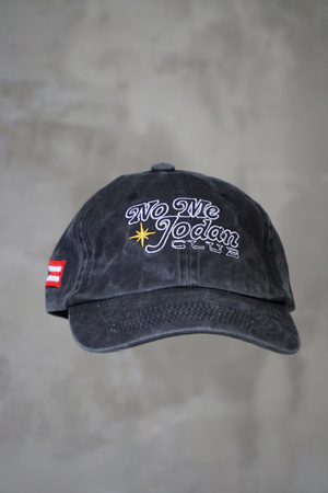 No Me Jodan Club | Cap | Vintage Wash Black / White Outline by VP