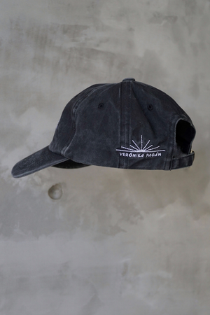 No Me Jodan Club | Cap | Vintage Wash Black / White Outline by VP