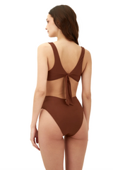 Earth Brown Danza One Piece by Malai