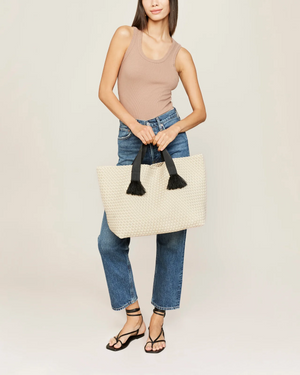 Tulum Large Tote | Moon by Naghedi Nyc