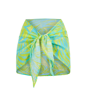 Neon Palms Mini Sarong by PQ Swim