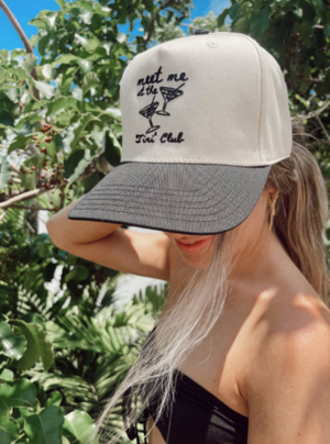 Meet Me at the Tini' Club - Black Vintage Trucker Hat