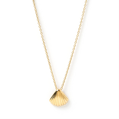 Perla Gold Shell Necklace by Arms of Eve