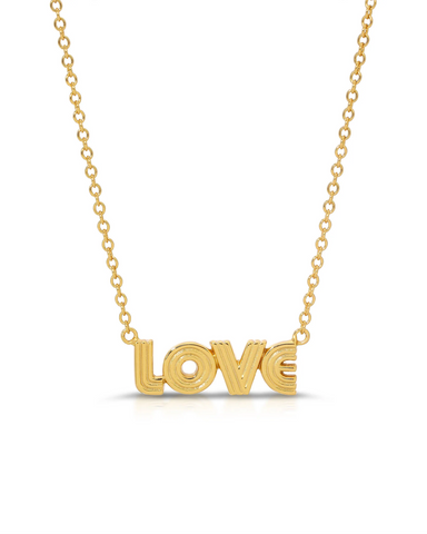 Truly Grateful - Hey Love Necklace By Jūrate Los Angeles