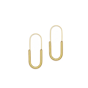 Paperclip Earrings ~ by Salty Cali