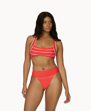 Passion Gabby Top & Passion Banded High Waist Bottom by PQ Swim