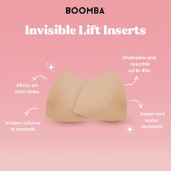 Invisible Lift Inserts In Beige By Boomba
