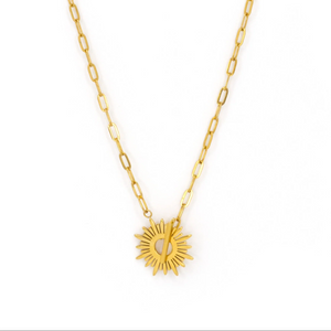 Golden Sun Necklace ~ by Salty Cali