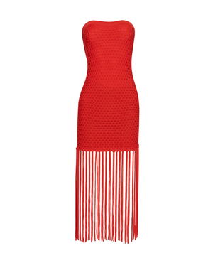 Passion Vanessa Strapless Fringe Dress by PQ Swim