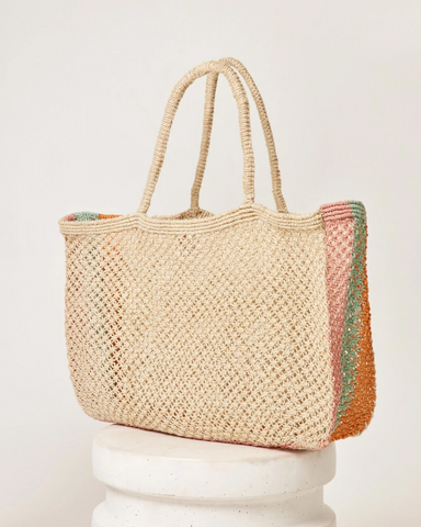 St. Barth's Large Tote | Rosewood by Naghedi Nyc