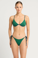 Gwen Balconette & Addison Brief in Petrol Blue Forest Bare by Bond Eye