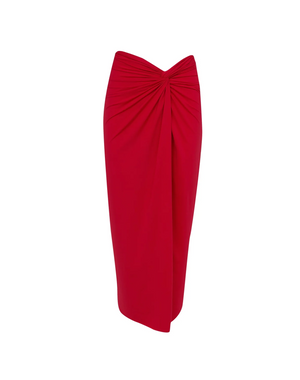Karen Midi Skirt - Red By Vix Paula Hermanny