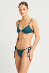 Gwen Balconette & Addison Brief in Petrol Blue Forest Bare by Bond Eye