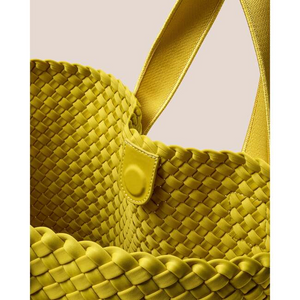 Tulum Medium Tote | Ochre by Naghedi Nyc