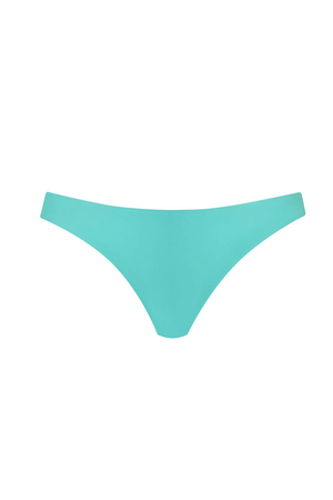 Seafoam Isla Tri Top & Seafoam Basic Ruched Bottoms by PQ Swim