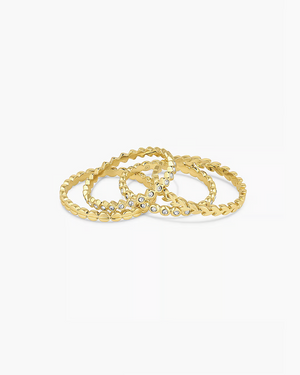 Mini Stackable Ring Set by Gorjana