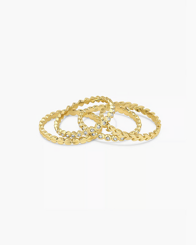 Smiley Ring Gold by Gorjana