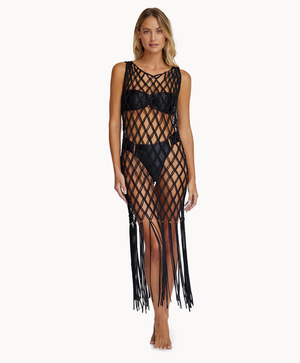 Midnight Beaded Brynn Cover Up by PQ Swim